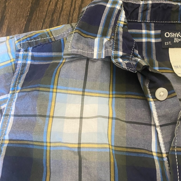OshKosh Plaid Button-Up - Picture 4 of 6